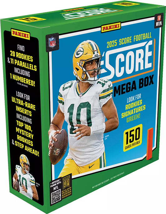 2025 Panini Score Football Mega 20 Box Case