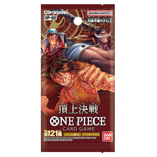 One Piece Card Game Paramount War OP-02 Booster Box Japanese